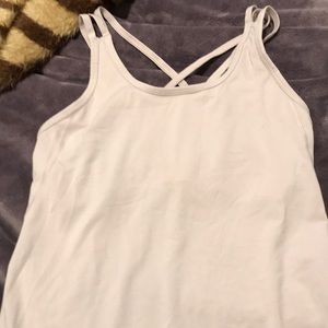 athletic tanks top/ built in sports bra